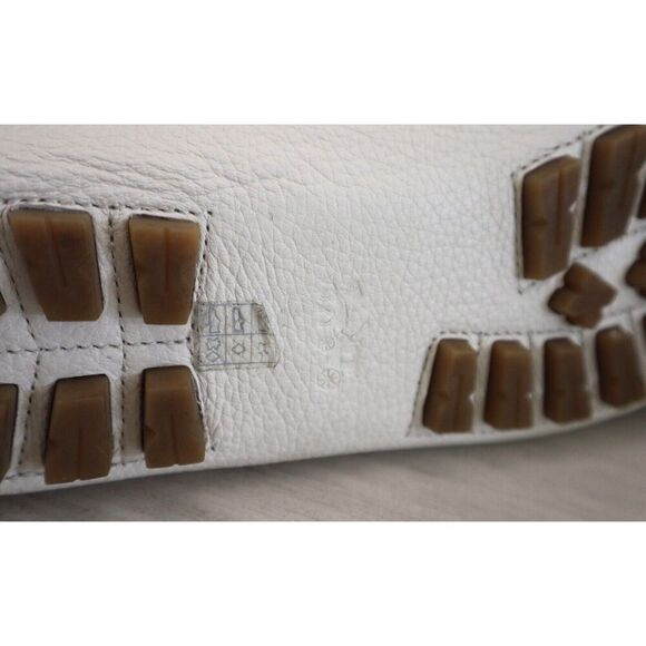 Coach A00276 Women's Sz 9.5B Ivory Cream Amber Slip-On Signature Loafers - Picture 7 of 13